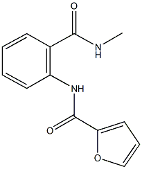 N-{2-[(methylamino)carbonyl]phenyl}-2-furamide Struktur