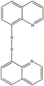 di(8-quinolinyl) disulfide Struktur