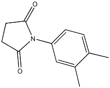 1-(3,4-dimethylphenyl)-2,5-pyrrolidinedione Struktur