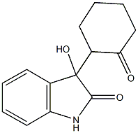 3-hydroxy-3-(2-oxocyclohexyl)-1,3-dihydro-2H-indol-2-one Struktur