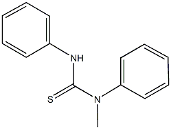 N-methyl-N,N'-diphenylthiourea Struktur