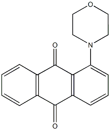 1-morpholin-4-ylanthra-9,10-quinone Struktur