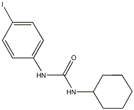 N-cyclohexyl-N'-(4-iodophenyl)urea Struktur