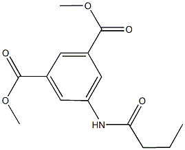 dimethyl 5-(butyrylamino)isophthalate Struktur