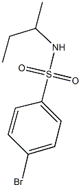 4-bromo-N-(sec-butyl)benzenesulfonamide Struktur