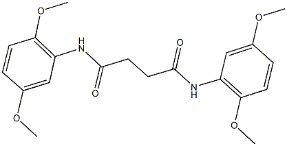 N~1~,N~4~-bis(2,5-dimethoxyphenyl)succinamide Struktur