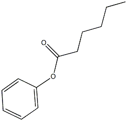 phenyl hexanoate Struktur