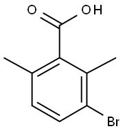 3-bromo-2,6-dimethylbenzoic acid Struktur