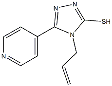 4-allyl-5-(4-pyridinyl)-4H-1,2,4-triazole-3-thiol Struktur