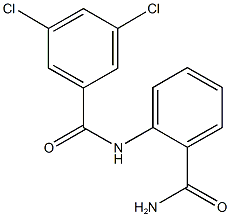 N-[2-(aminocarbonyl)phenyl]-3,5-dichlorobenzamide Struktur