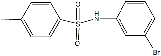 N-(3-bromophenyl)-4-methylbenzenesulfonamide Struktur