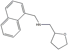 N-(1-naphthylmethyl)-N-(tetrahydro-2-furanylmethyl)amine Struktur