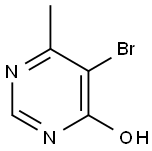 5-bromo-6-methyl-4-pyrimidinol Struktur