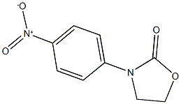 3-{4-nitrophenyl}-1,3-oxazolidin-2-one Struktur