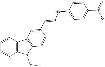 9-ethyl-9H-carbazole-3-carbaldehyde {4-nitrophenyl}hydrazone Struktur