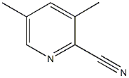 3,5-dimethyl-2-pyridinecarbonitrile Struktur