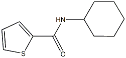 N-cyclohexylthiophene-2-carboxamide Struktur