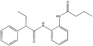 N-[2-(butyrylamino)phenyl]-2-phenylbutanamide Struktur