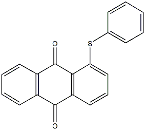 1-(phenylsulfanyl)anthra-9,10-quinone Struktur