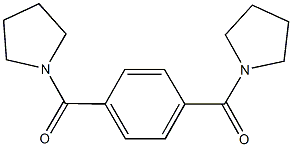 1-[4-(pyrrolidin-1-ylcarbonyl)benzoyl]pyrrolidine Struktur