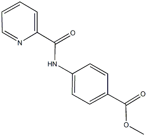 methyl4-[(2-pyridinylcarbonyl)amino]benzoate Struktur