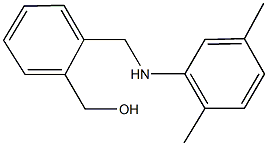 {2-[(2,5-dimethylanilino)methyl]phenyl}methanol Struktur