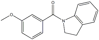 1-(3-methoxybenzoyl)indoline Struktur