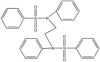 N-phenyl-N-{2-[(phenylsulfonyl)anilino]ethyl}benzenesulfonamide Struktur