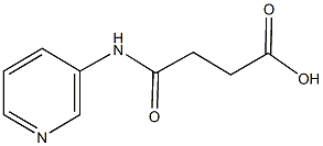 4-oxo-4-(3-pyridinylamino)butanoic acid Struktur