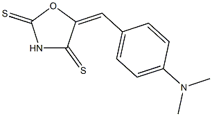 5-[4-(dimethylamino)benzylidene]-1,3-oxazolidine-2,4-dithione Struktur