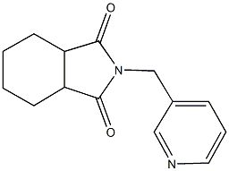 2-(3-pyridinylmethyl)hexahydro-1H-isoindole-1,3(2H)-dione Struktur