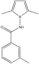 N-(2,5-dimethyl-1H-pyrrol-1-yl)-3-methylbenzamide Struktur