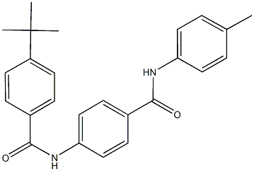 4-[(4-tert-butylbenzoyl)amino]-N-(4-methylphenyl)benzamide Struktur