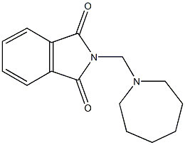 2-(1-azepanylmethyl)-1H-isoindole-1,3(2H)-dione Struktur