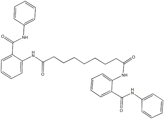 N~1~,N~9~-bis[2-(anilinocarbonyl)phenyl]nonanediamide Struktur