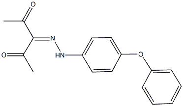 pentane-2,3,4-trione 3-[(4-phenoxyphenyl)hydrazone] Struktur