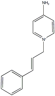 4-amino-1-cinnamylpyridinium Struktur