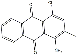 1-amino-4-chloro-2-methylanthra-9,10-quinone Struktur