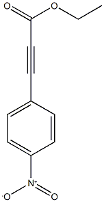 ethyl 3-{4-nitrophenyl}-2-propynoate Struktur