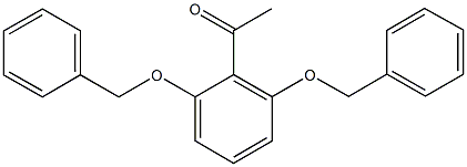 1-[2,6-bis(benzyloxy)phenyl]ethanone Struktur