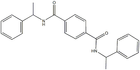 N~1~,N~4~-bis(1-phenylethyl)terephthalamide Struktur