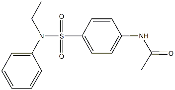 N-{4-[(ethylanilino)sulfonyl]phenyl}acetamide Struktur