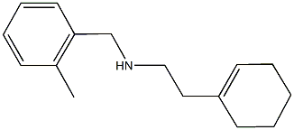 N-[2-(1-cyclohexen-1-yl)ethyl]-N-(2-methylbenzyl)amine Struktur