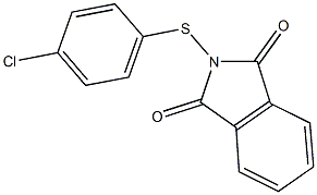 2-[(4-chlorophenyl)sulfanyl]-1H-isoindole-1,3(2H)-dione Struktur