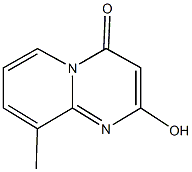 2-hydroxy-9-methyl-4H-pyrido[1,2-a]pyrimidin-4-one Struktur