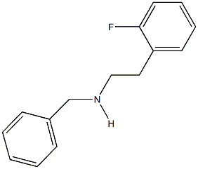 N-benzyl-N-[2-(2-fluorophenyl)ethyl]amine Struktur