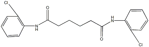 N~1~,N~6~-bis(2-chlorophenyl)hexanediamide Struktur