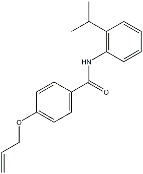 4-(allyloxy)-N-(2-isopropylphenyl)benzamide Struktur