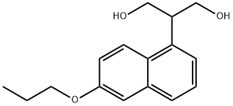 2-(6-Propoxynaphthalen-1-Yl)Propane-1,3-Diol Struktur