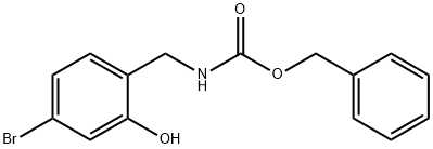 Benzyl 4-Bromo-2-Hydroxybenzylcarbamate Struktur